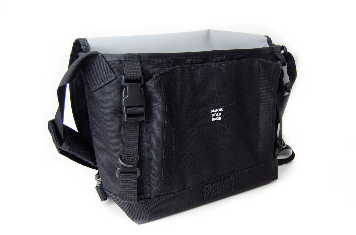 Smoke Small Messenger Bag – Black Star Bags