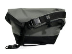 Load image into Gallery viewer, Smoke Grey and Black Waterproof Messenger Bag
