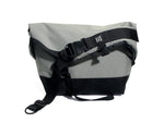 Load image into Gallery viewer, Silver and Black Waterproof Messenger Bag
