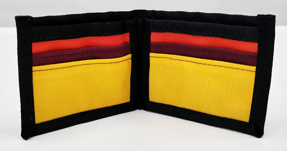 Bi-fold wallet in Sunset color theme