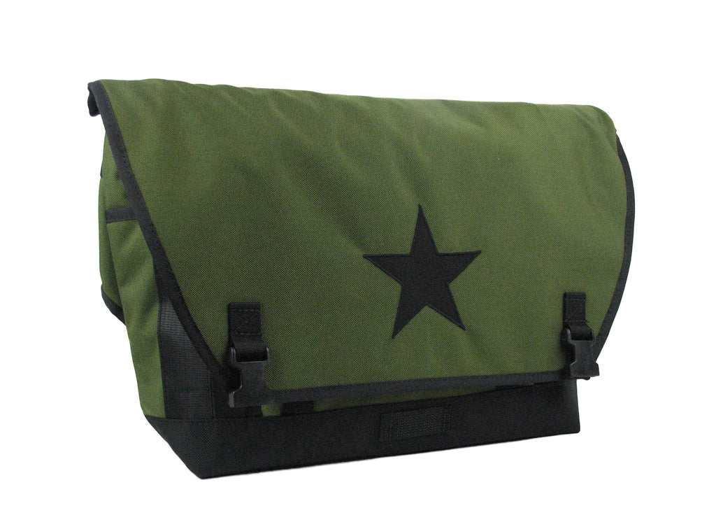 Coyote Brown and Black Waterproof Messenger Bag – Black Star Bags